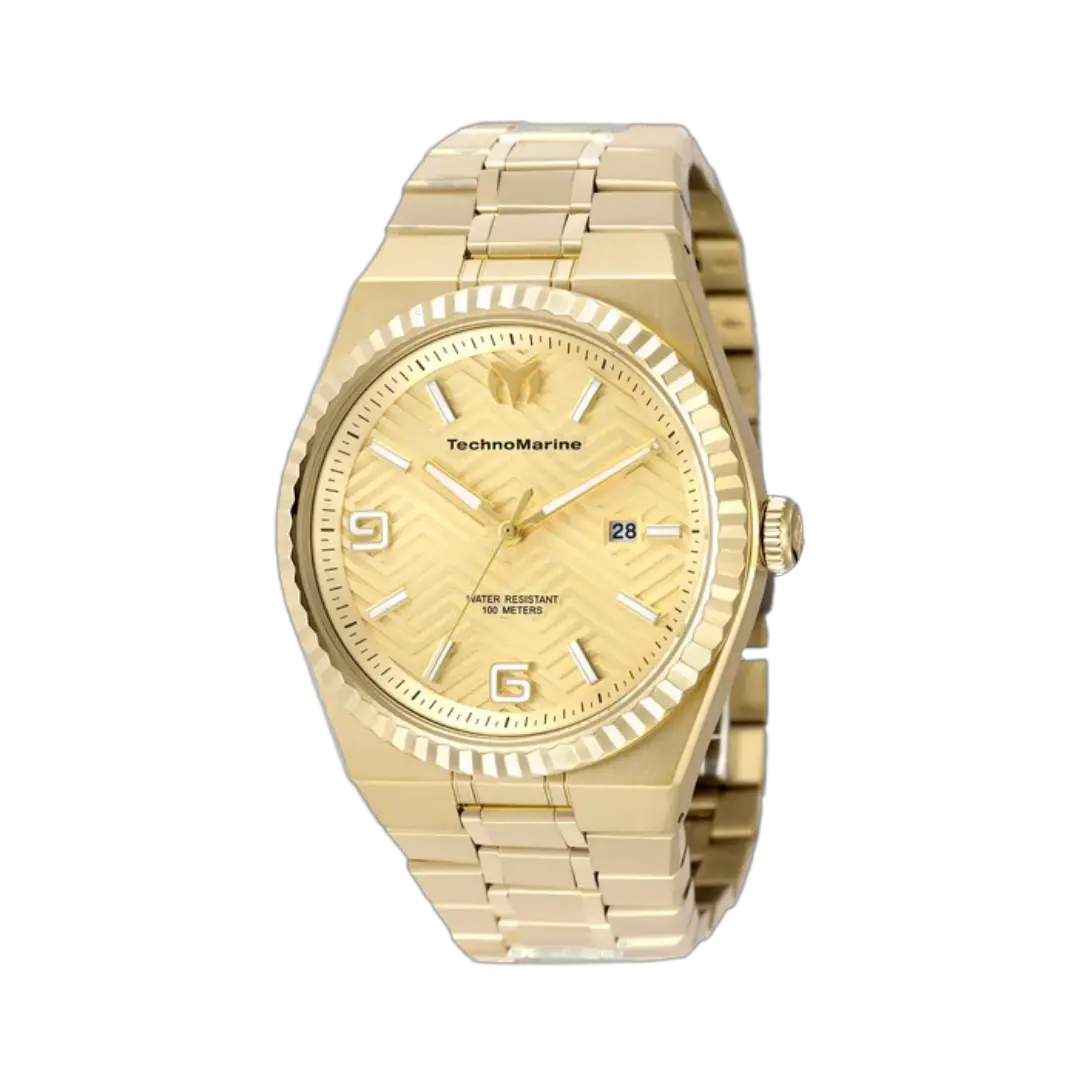 TechnoMarine TERRA NOVA Men's Watch - 42mm. Gold (TM-225055)