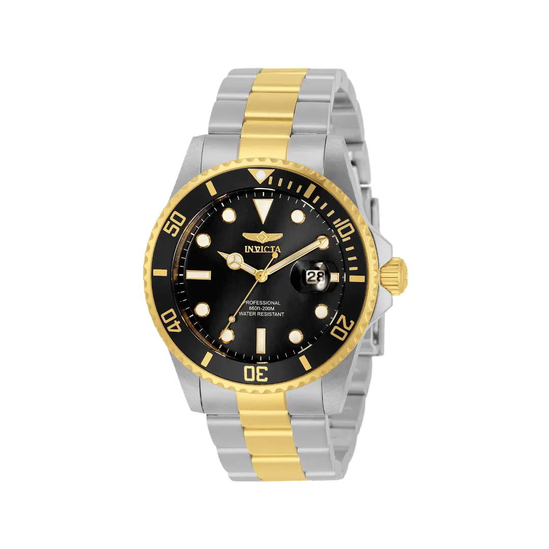 Invicta Pro Diver Men's Watch - 42mm, Steel, Gold (33269)