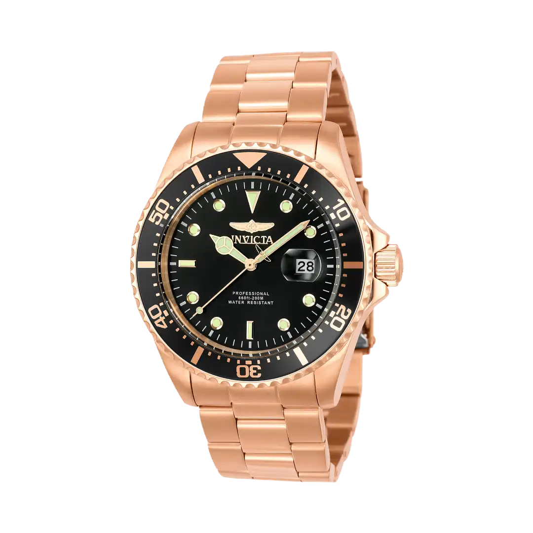 Invicta Pro Diver Men's Watch - 43mm, Rose Gold (23386)