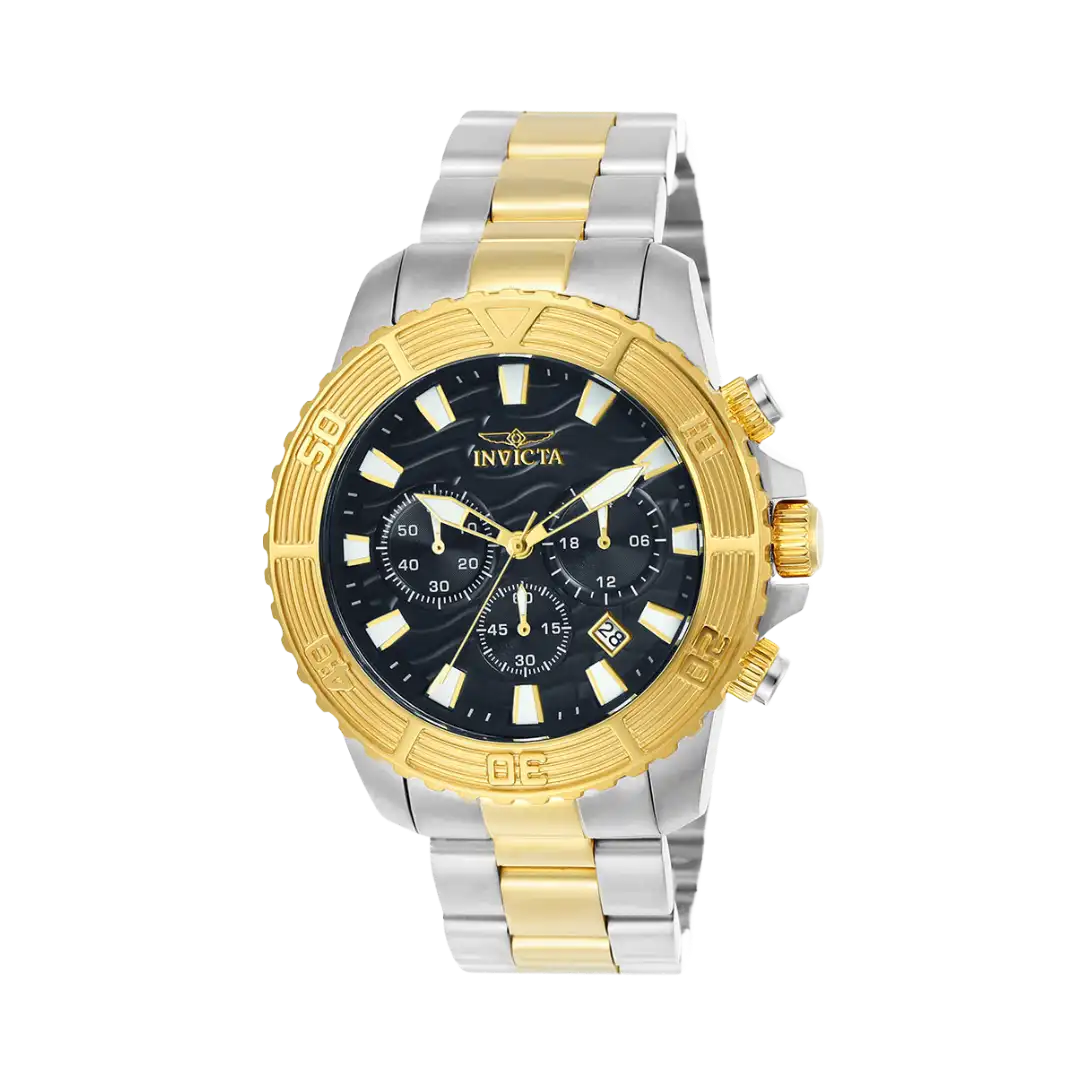 Invicta Pro Diver Men's Watch - 45.5mm, Steel, Gold (24003)