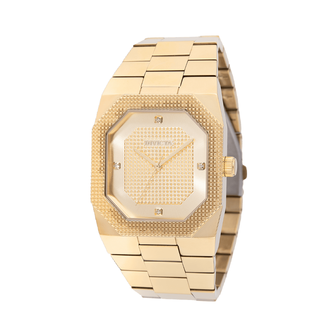 Invicta Cuadro Men's Watch - 40mm, Gold (49869)