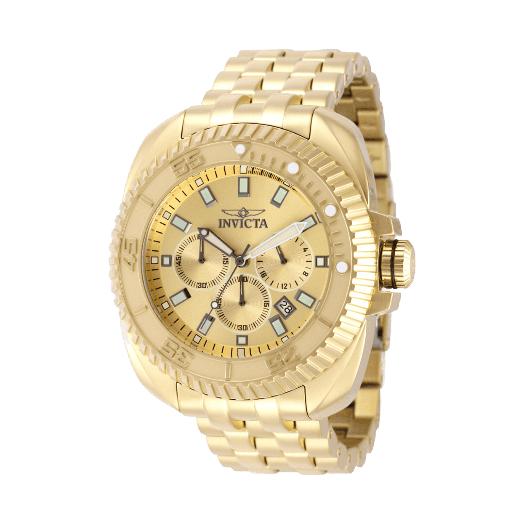 Invicta Coalition Forces Ironfront Men's Watch - 50mm, Gold (49788)
