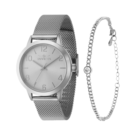 Invicta Wildflower Women's Watch - 34mm, Steel With Bracelet Set (47274)