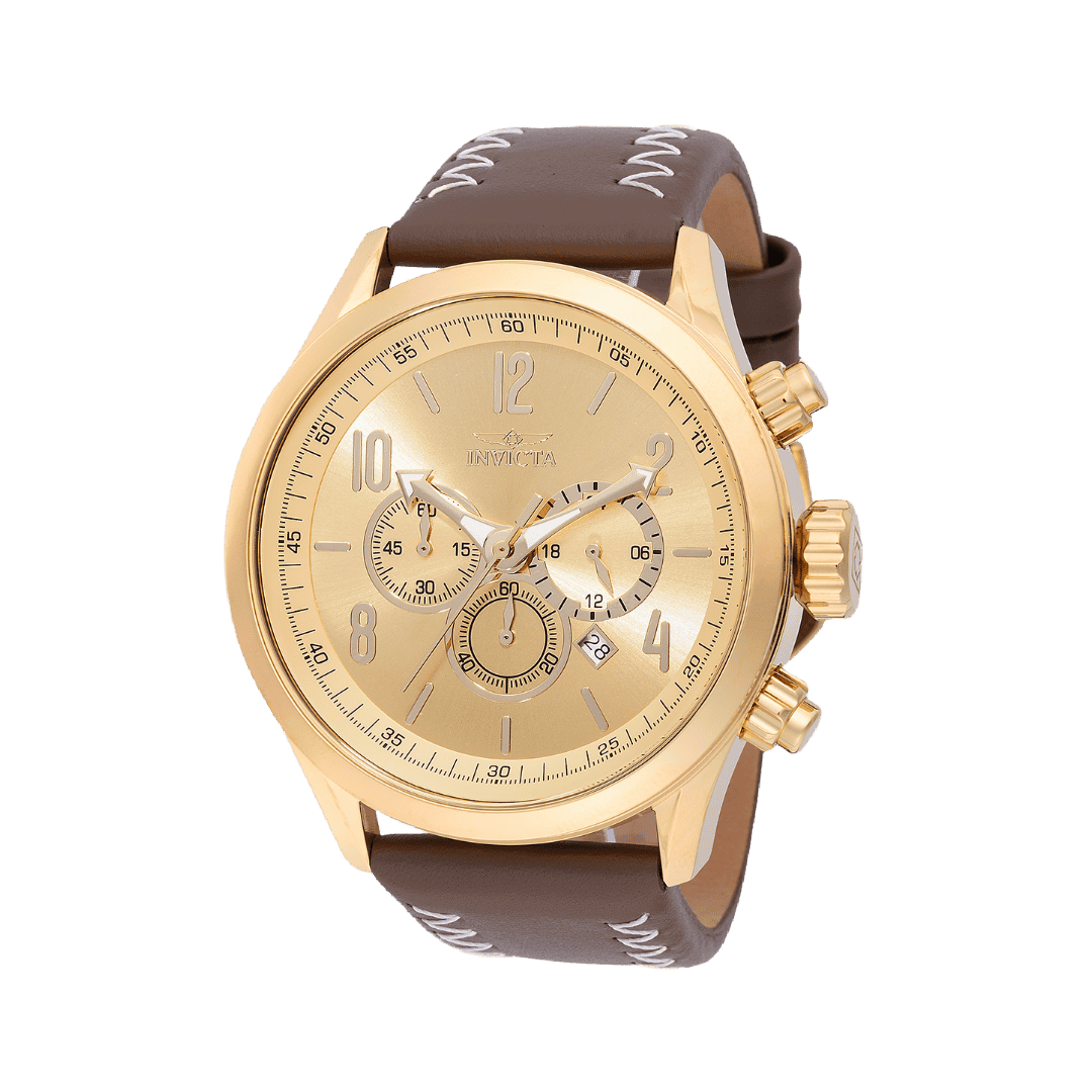 Invicta Bolt Men's Watch - 50mm, White, Brown (49194)