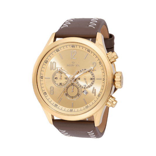 Invicta Bolt Men's Watch - 50mm, White, Brown (49194)