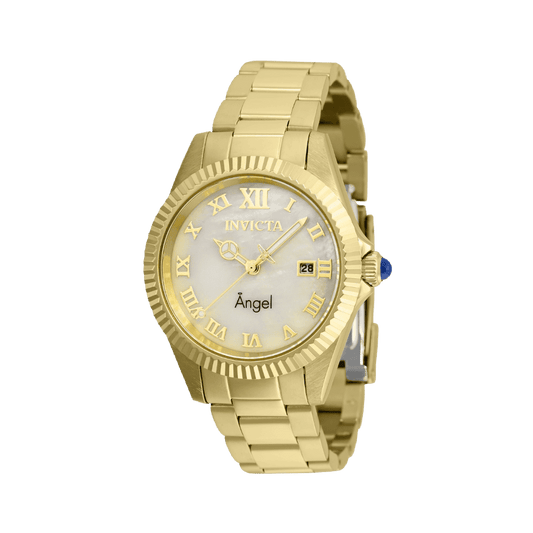 Invicta Angel Women's Watch w/ Mother of Pearl Dial - 38mm, Gold (36058)