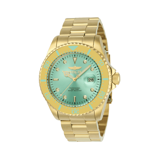 Invicta Pro Diver Men's Watch - 43mm, Gold (23395)