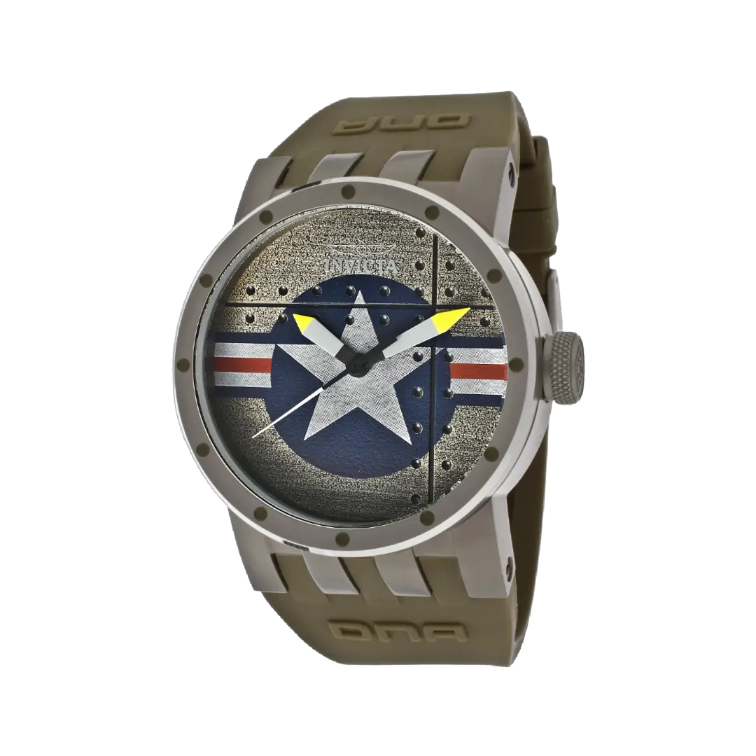Invicta Dna Invicta DNA Men's Watch - 46mm, Olive Green (11648) – Astro Boutique